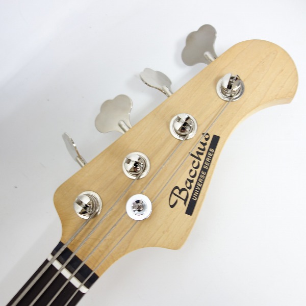 実際に弊社で買取させて頂いた★Bacchus/バッカス Universe Series ジャズベースタイプ エレキベース ソフトケース付きの画像 1枚目