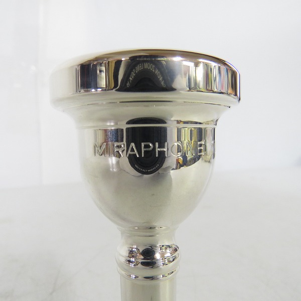 実際に弊社で買取させて頂いたMIRAPHONE ( ミラフォン ) マウスピース タイプ B シルバープレート 31.5mm チューバ 用 TU15の画像 1枚目