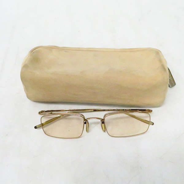 実際に弊社で買取させて頂いたChristian Roth/クリスチャンロス 度入り メガネフレーム/アイウェア CE14000GPの画像 8枚目