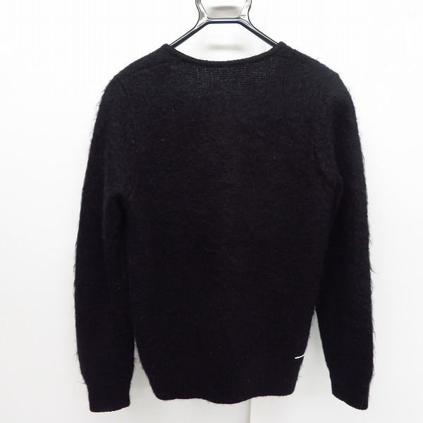 実際に弊社で買取させて頂いたuniform experiment/ユニフォームエクスペリメント モヘヤニットカーディガン ブラック UE-145097/1の画像 1枚目