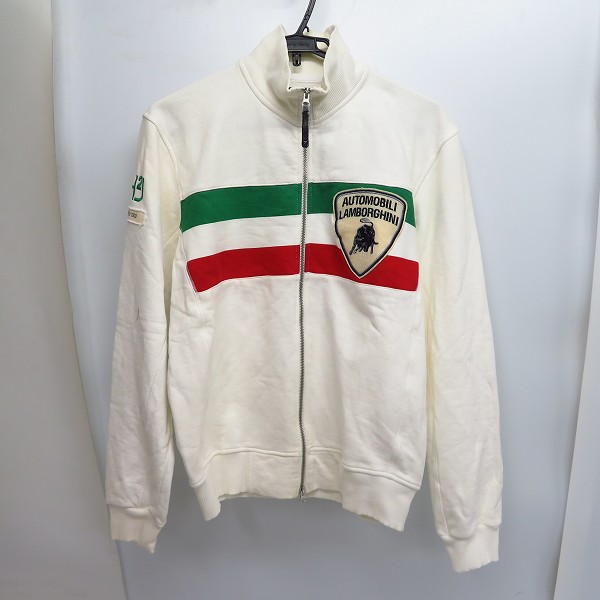 実際に弊社で買取させて頂いた【JPタグ】HYDROGEN/ハイドロゲン AUTOMOBILI LAMBORGHINI ワッペン トラックジャケット/ブルゾン Size：XL