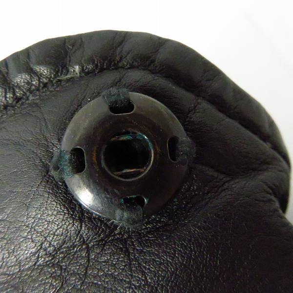 実際に弊社で買取させて頂いたBACKLASH/バックラッシュ カンガルーレザー ダウンジャケット 1363-02/Ｍの画像 5枚目