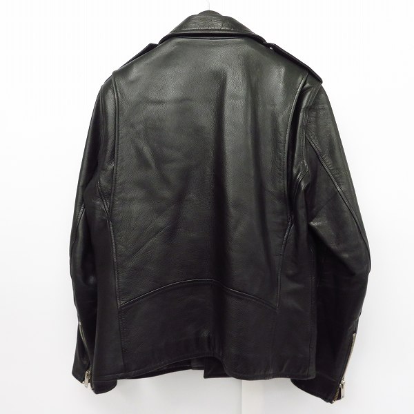 実際に弊社で買取させて頂いたACANTHUS/アカンサス カウレザーダブルライダース/L1411/Mの画像 1枚目