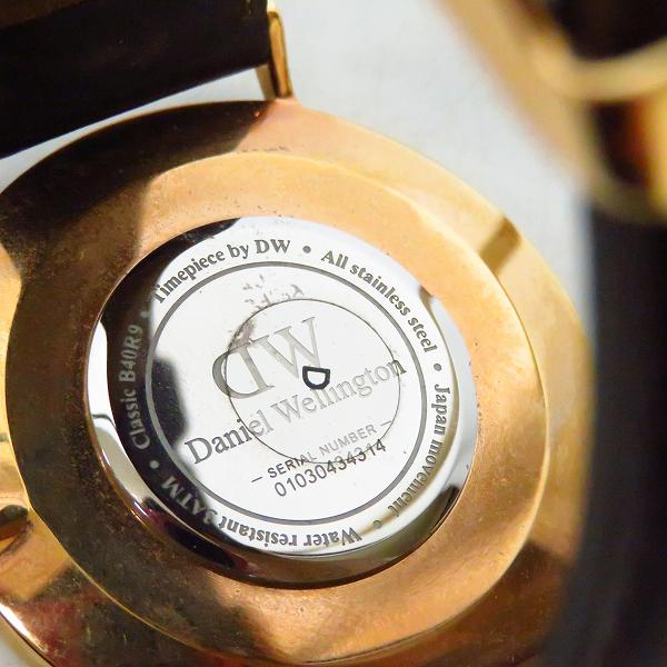 実際に弊社で買取させて頂いたDaniel Wellington/ダニエルウェリントン クォーツ/ウォッチ/腕時計 DW00100009の画像 3枚目