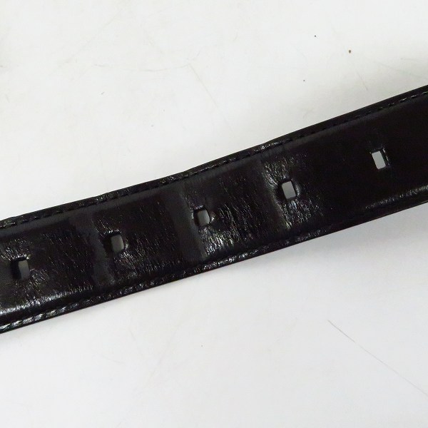 実際に弊社で買取させて頂いたBVLGARI/ブルガリ ロゴバックル レザー ベルト 44の画像 3枚目