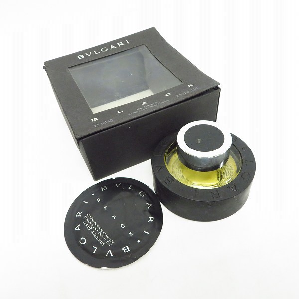 実際に弊社で買取させて頂いたBVLGARI/ブルガリ ブラック オードトワレ 香水 75ml の画像 5枚目