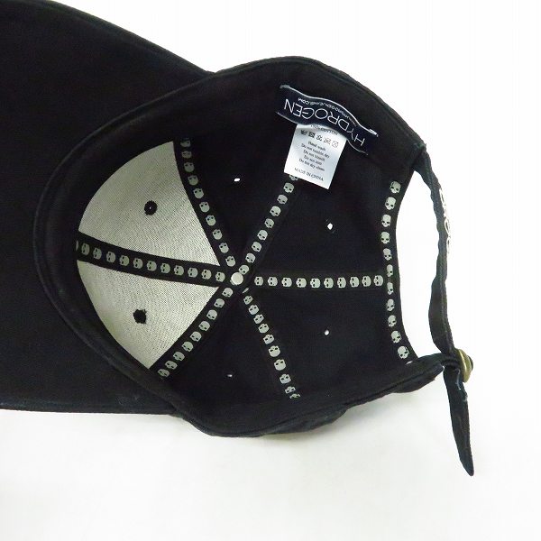 実際に弊社で買取させて頂いたHYDROGEN/ハイドロゲン スパンコールスカル ロゴメッシュキャップの画像 4枚目