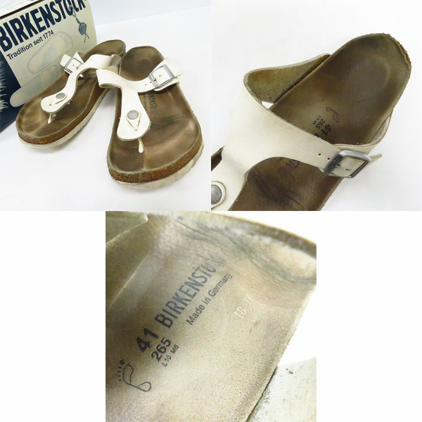 実際に弊社で買取させて頂いたBIRKENSTOCK/ビルケンシュトック モンタナ/ボストン/ピサ 等 レザーシューズ/サンダル 41/5点セットの画像 3枚目