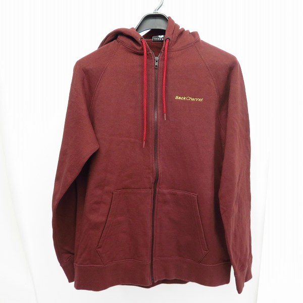 実際に弊社で買取させて頂いたBackChannel/バックチャンネル ジップアップパーカー エンジ/L