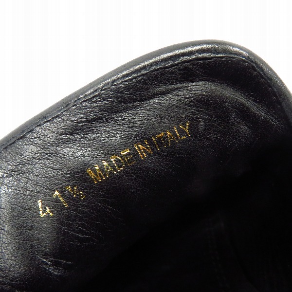 実際に弊社で買取させて頂いたJIMMY CHOO/ジミーチュウ スタースタッズ スリッポン/シューズ ブラック/41.5の画像 5枚目