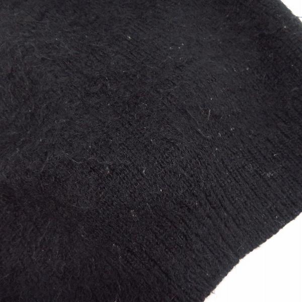 実際に弊社で買取させて頂いたuniform experiment/ユニフォームエクスペリメント モヘヤニットカーディガン ブラック UE-145097/1の画像 5枚目