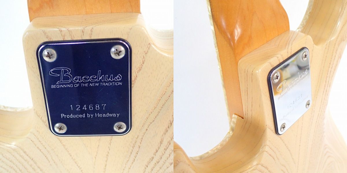 実際に弊社で買取させて頂いた★Bacchus/バッカス Standard 5 HANDMADE SERIES 5弦 アクティブ エレキベース ソフトケース付きの画像 8枚目