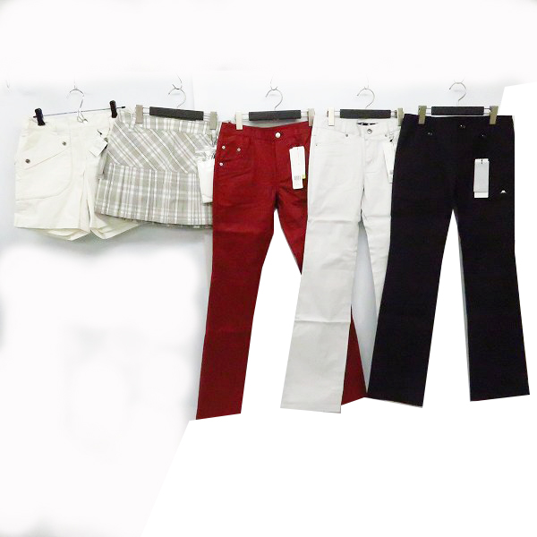 実際に弊社で買取させて頂いた【未使用】Kappa/カッパ  レディース ゴルフウエア ショートパンツ/スカート/ロングパンツ サイズ9 ボトムス 5点セット