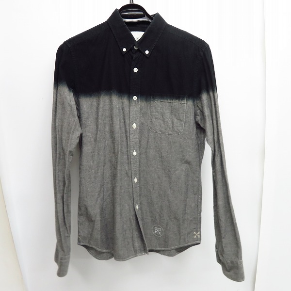 実際に弊社で買取させて頂いたUE/ユニフォームエクスペリメント SLIM FIT SPRAY CHAMBRAY B.D SHIRT/スプレー シャンブレーシャツ  UE-123041/2
