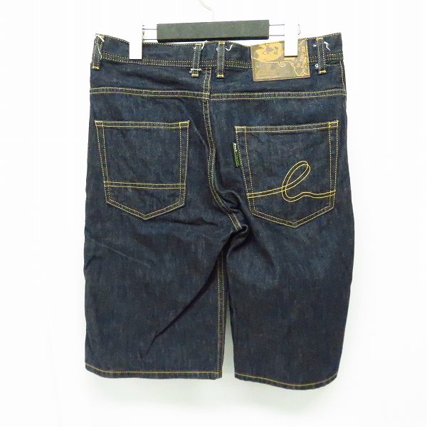 実際に弊社で買取させて頂いたBackChannel/バックチャンネル デニム ハーフパンツ ゴーストライオンプリント/Sの画像 1枚目