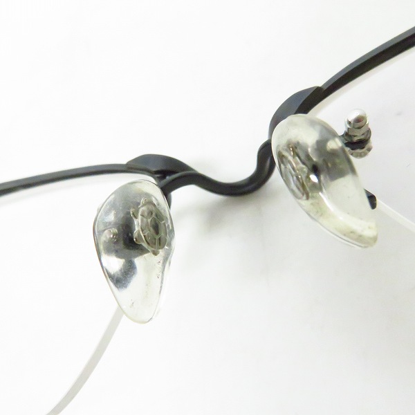 実際に弊社で買取させて頂いた999.9/フォーナインズ ワンポイントフレーム/リムレス 度入り眼鏡 O-10Tの画像 2枚目