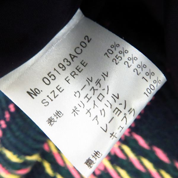 実際に弊社で買取させて頂いたHYSTERICS/ヒステリックス チェック ロングチェスターコート 05193AC02/FREEの画像 3枚目