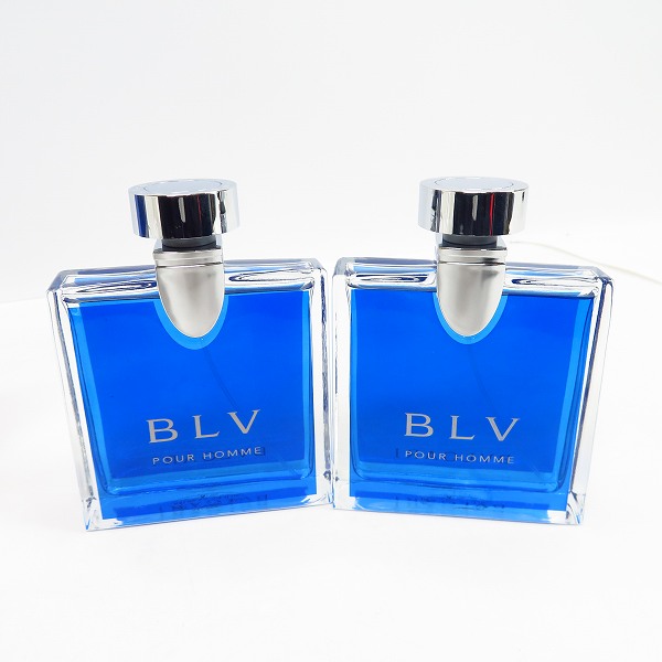 実際に弊社で買取させて頂いた【観賞用】BVLGARI/ブルガリ ブルー プールオム オードトワレ 100ml/50ml 3点セットの画像 1枚目
