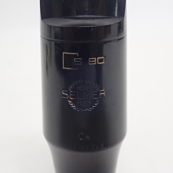 実際に弊社で買取させて頂いたSELMER/セルマー S80 C☆ テナーサックス用 マウスピース リガチャー/キャップ付きの画像 1枚目