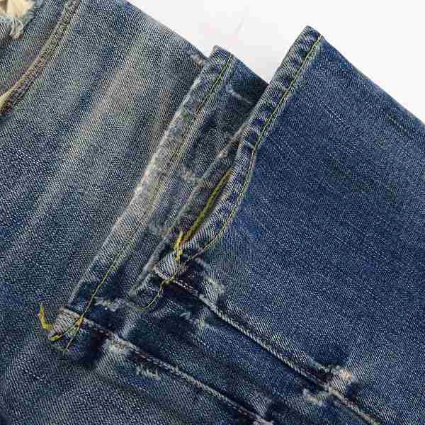 実際に弊社で買取させて頂いたARMANI JEANS/アルマーニジーンズ イタリア製 バックロゴワッペン デニムパンツ W30の画像 9枚目