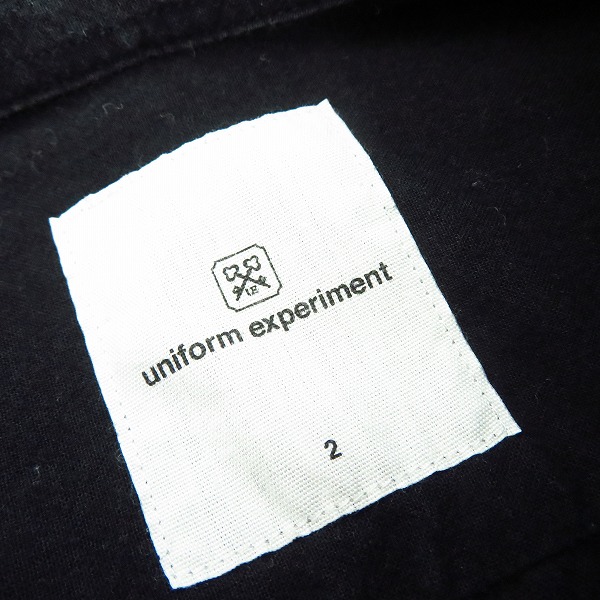 実際に弊社で買取させて頂いたUE/ユニフォームエクスペリメント SLIM FIT SPRAY CHAMBRAY B.D SHIRT/スプレー シャンブレーシャツ  UE-123041/2の画像 2枚目