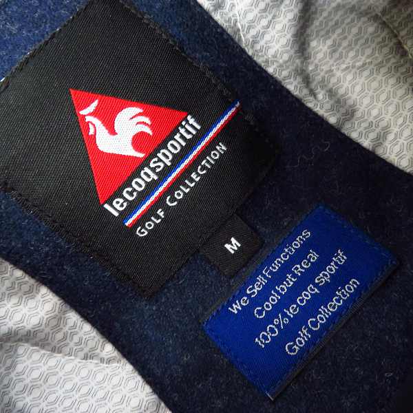 実際に弊社で買取させて頂いた【未使用】Le coq sportif/ルコック 袖切替 ヒートナビ 中綿ブルゾン/ジャケット ゴルフウェア QG6830/Mの画像 3枚目