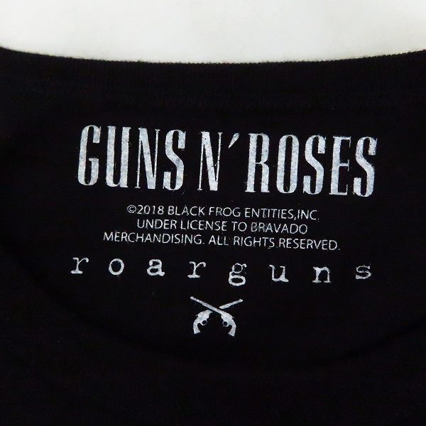 実際に弊社で買取させて頂いた【未使用】roarguns/ロアーガンズ "Guns N' Roses" PISTOL PRINT TEE Tシャツ ブラック 18MGT-16/3の画像 2枚目
