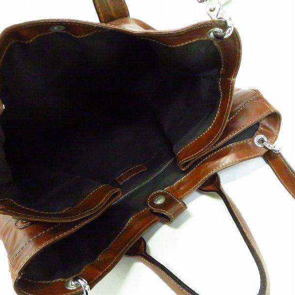 実際に弊社で買取させて頂いたDaniel&Bob/ダニエル＆ボブ CULODORO RODI/クロドーロ ロディ レザー 2WAY トートバッグ/ショルダーバッグの画像 3枚目