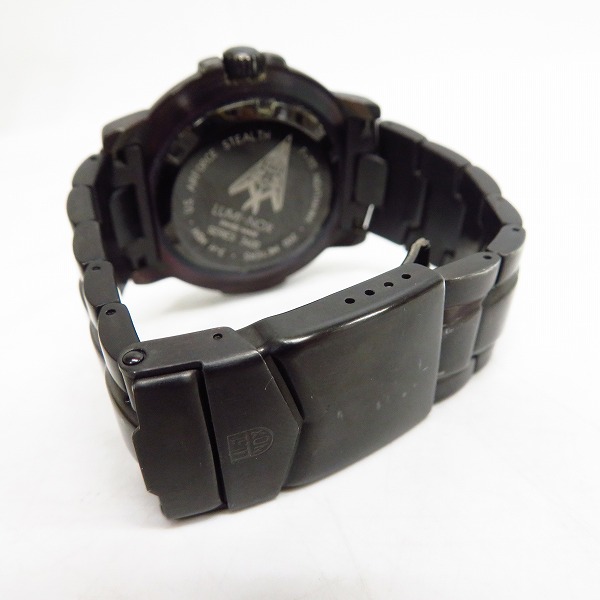 実際に弊社で買取させて頂いたLUMINOX/ルミノックス F-117 ナイトホーク 3400-200【動作未確認】の画像 2枚目