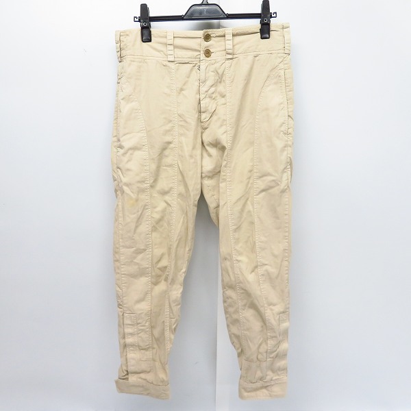 実際に弊社で買取させて頂いたDries Van Noten/ドリスヴァンノッテン コットンパンツ 裾マジックテープ/46