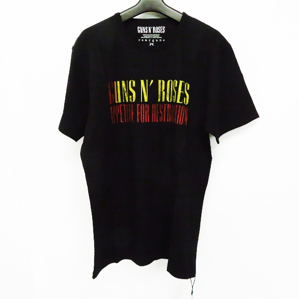 実際に弊社で買取させて頂いた【未使用】roarguns/ロアーガンズ "Guns N' Roses" クロスガン スカルハット プリントTシャツ 18SGT-08A/5