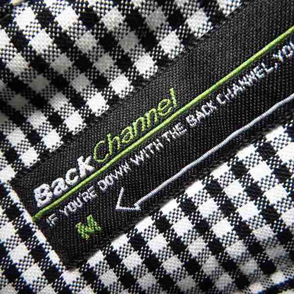 実際に弊社で買取させて頂いたBackChannel/バックチャンネル ギンガム チェック シャツ 長袖 Mの画像 2枚目
