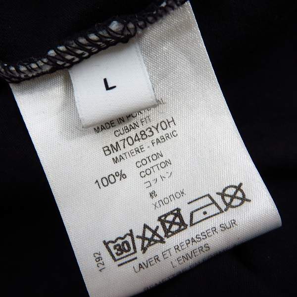 実際に弊社で買取させて頂いた【JPタグ】GIVENCHY/ジバンシィ シャークプリント半袖Ｔシャツ BM70483Y0H/Lの画像 3枚目