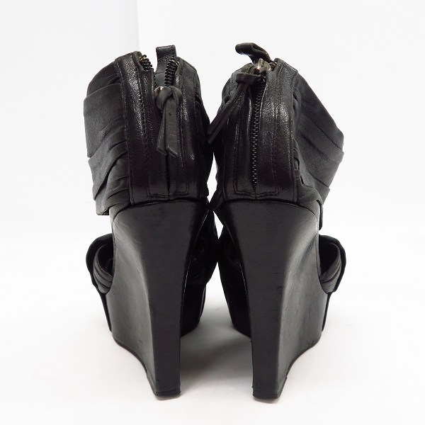 実際に弊社で買取させて頂いたGIVENCHY/ジバンシー バックジップウェッジソールヒール サンダル/36の画像 1枚目