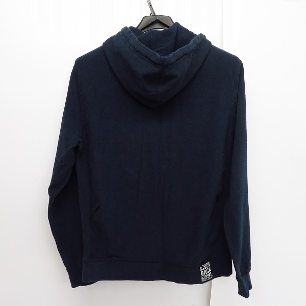 実際に弊社で買取させて頂いたBackChannel/バックチャンネル ジップアップパーカー ネイビー/Lの画像 1枚目