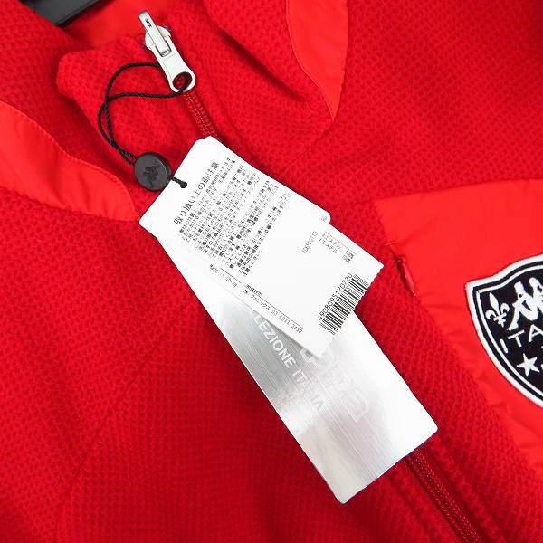 実際に弊社で買取させて頂いた【未使用】Kappa/カッパ リバーシブルフルジップブルゾン/ジャケット レッド ゴルフウェア Mの画像 7枚目