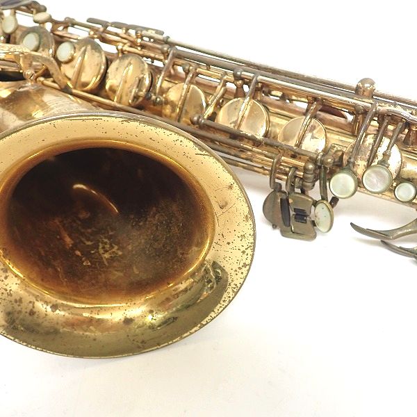 実際に弊社で買取させて頂いた★【難あり】Selmer/セルマー テナーサックス Mark VI マーク6 シリアル6万番台 彫刻有り ビンテージの画像 4枚目
