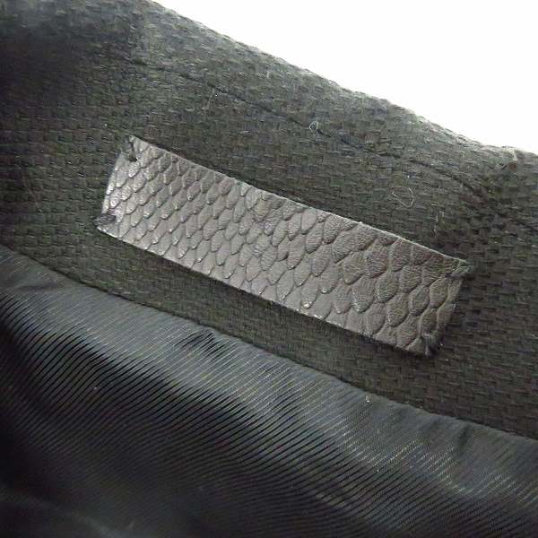 実際に弊社で買取させて頂いたIFSIXWASNINE/イフシックスワズナイン テーラードジャケット JK-PEPTILE 0322M 0の画像 2枚目