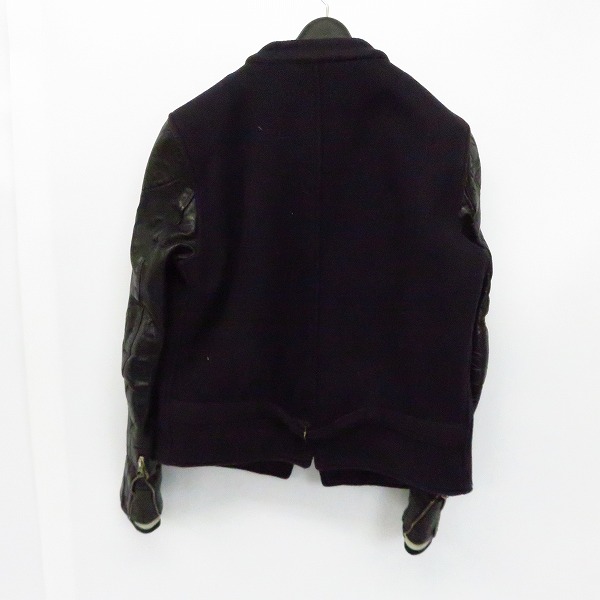 実際に弊社で買取させて頂いたGOLDEN GOOSE DELUXE BRAND/ゴールデングース 袖レザー ブルゾン 910445/XSの画像 1枚目