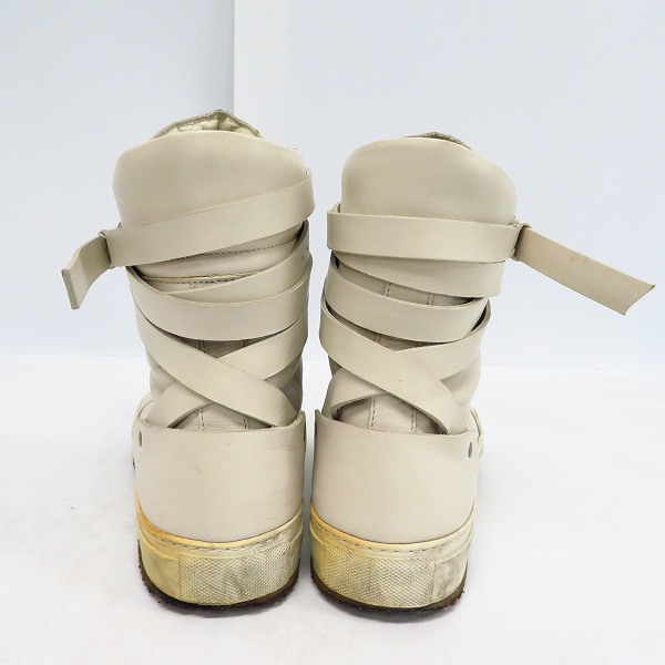 実際に弊社で買取させて頂いたKRISVANASSCHE/クリスヴァンアッシュ ベルクロ ハイカットスニーカー/42の画像 1枚目