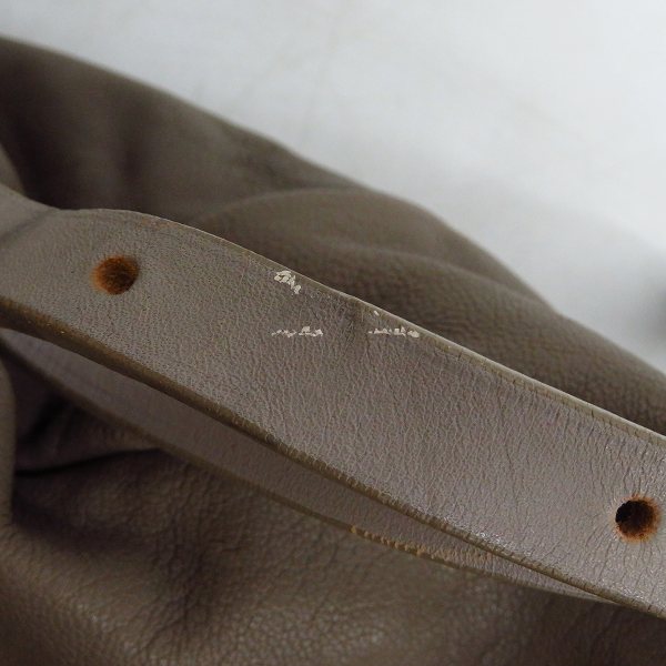 実際に弊社で買取させて頂いたJIMMY CHOO/ジミーチュウ BIKER/バイカー レザー チェーン ショルダーバッグの画像 6枚目