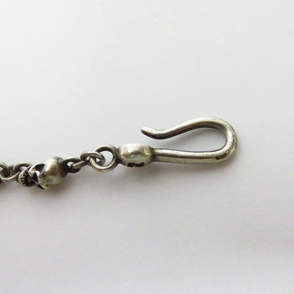 実際に弊社で買取させて頂いたSTANLEY GUESS/スタンリーゲス スカルリンク ネックレス 22インチの画像 3枚目