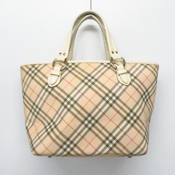 実際に弊社で買取させて頂いたBURBERRY BLUE LABEL/バーバリーブルーレーベル チェック柄 ハンドバッグ