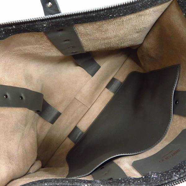実際に弊社で買取させて頂いたJIMMY CHOO/ジミーチュウ GABLE レザー スタッズ付きハンドル トート/ハンドバッグの画像 3枚目