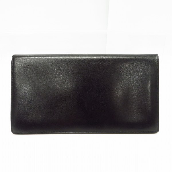 実際に弊社で買取させて頂いたdunhill/ダンヒル エンボスロゴ 2つ折り レザーウォレット 札入れの画像 1枚目