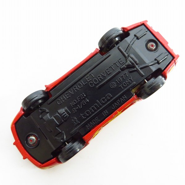 TOMY トミカ 青箱/日本製 1/64 外国車シリーズ F21 シボレー
