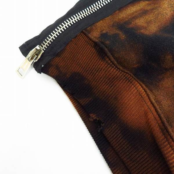 実際に弊社で買取させて頂いた【未使用】roarguns/ロアーガンズ K's別注 スタッズ/スワロ クロスガン ブリーチ加工フーディ 18FGB-17KS/2の画像 4枚目