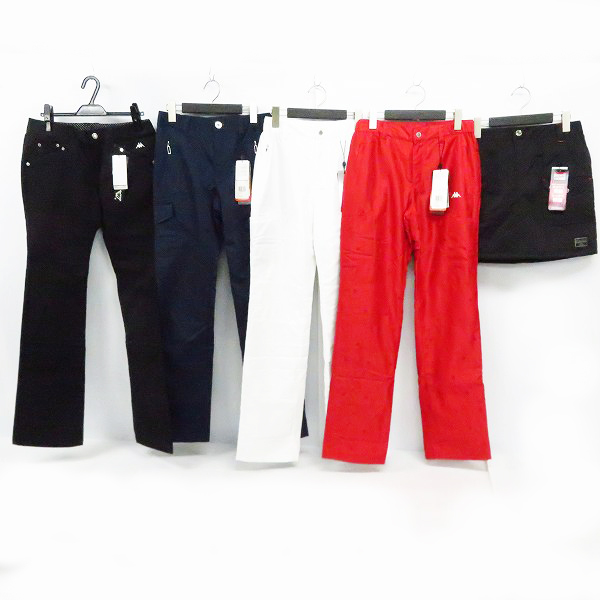 実際に弊社で買取させて頂いた【未使用】Kappa/カッパ  レディース ゴルフウエア DIGENITE THRMO/smartec スカート/パンツ 9/M ボトムス 5点セット