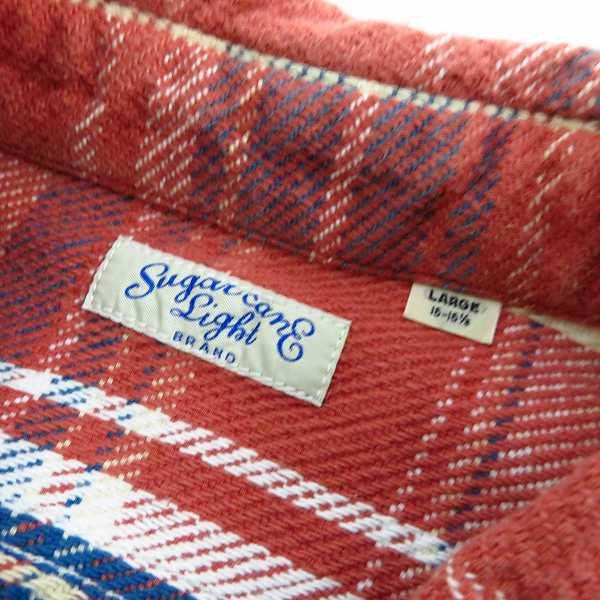 実際に弊社で買取させて頂いたSUGAR CANE/シュガーケーン ツイル チェック ワークシャツ SC27996/Lの画像 2枚目