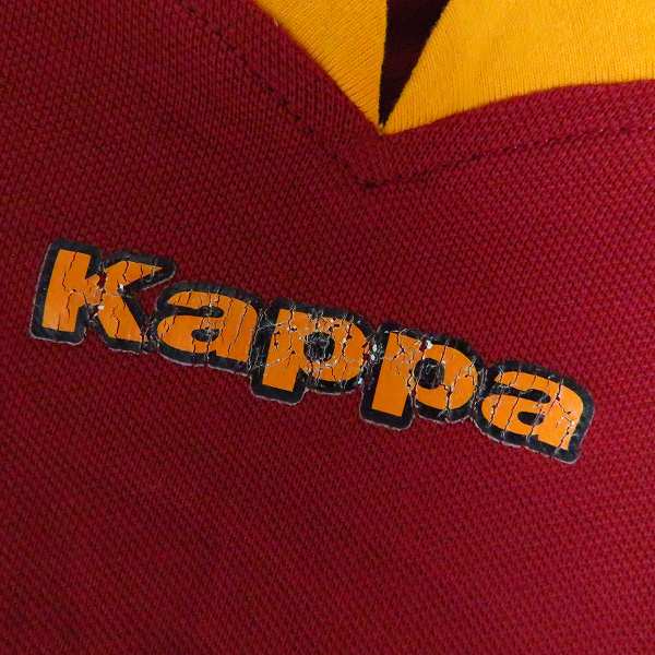 実際に弊社で買取させて頂いたkappa/カッパ ASローマ ユニフォーム ローマ 長袖 ユニフォーム ホーム/ビジター 2点セットの画像 2枚目